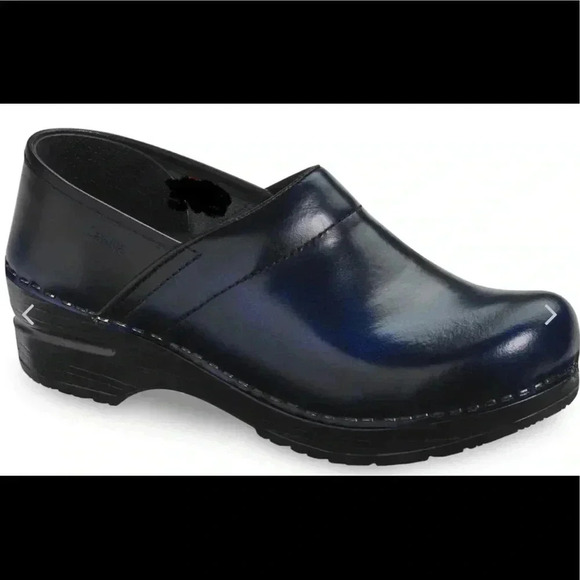 Dansko Women’s Navy Blue Clogs Shoes Size 38 7.5-8 - Picture 3 of 12